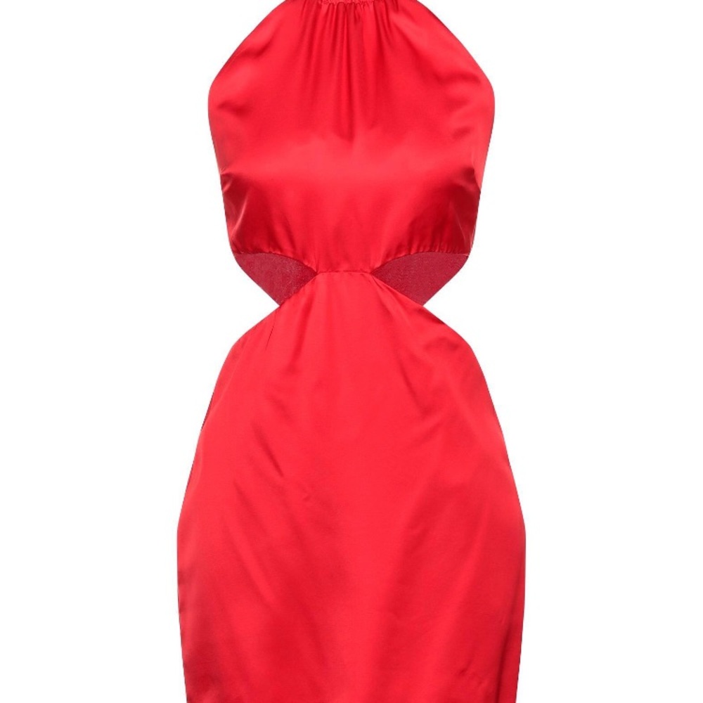 Bicolour short dress